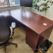 Mahogany U/C Suite Bow Front Executive Office Desk 108" x 72"